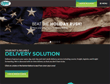 Tablet Screenshot of deliveryexpressinc.com
